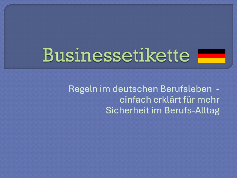 Business Etikette